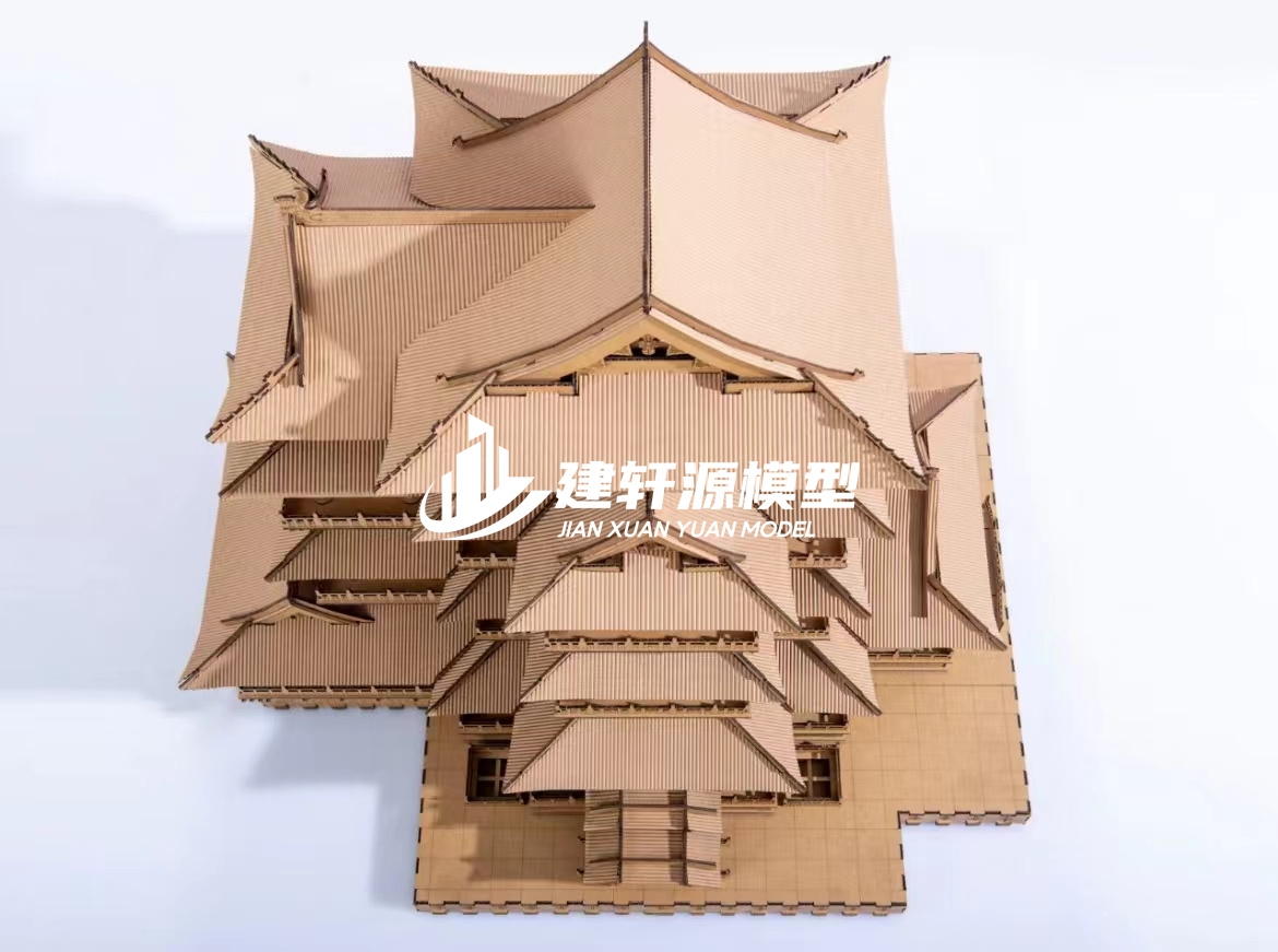 站前木质模型制作